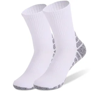 2Pack Outdoor Sports Therma Thickened Towel Bottom Sock EU39-42 White