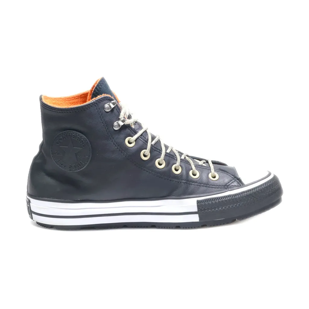 Converse Hiking Boots Leather Black Colour For Women