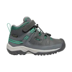 KEEN Little Kids' Targhee Waterproof Boot - Steel Grey Porcelain