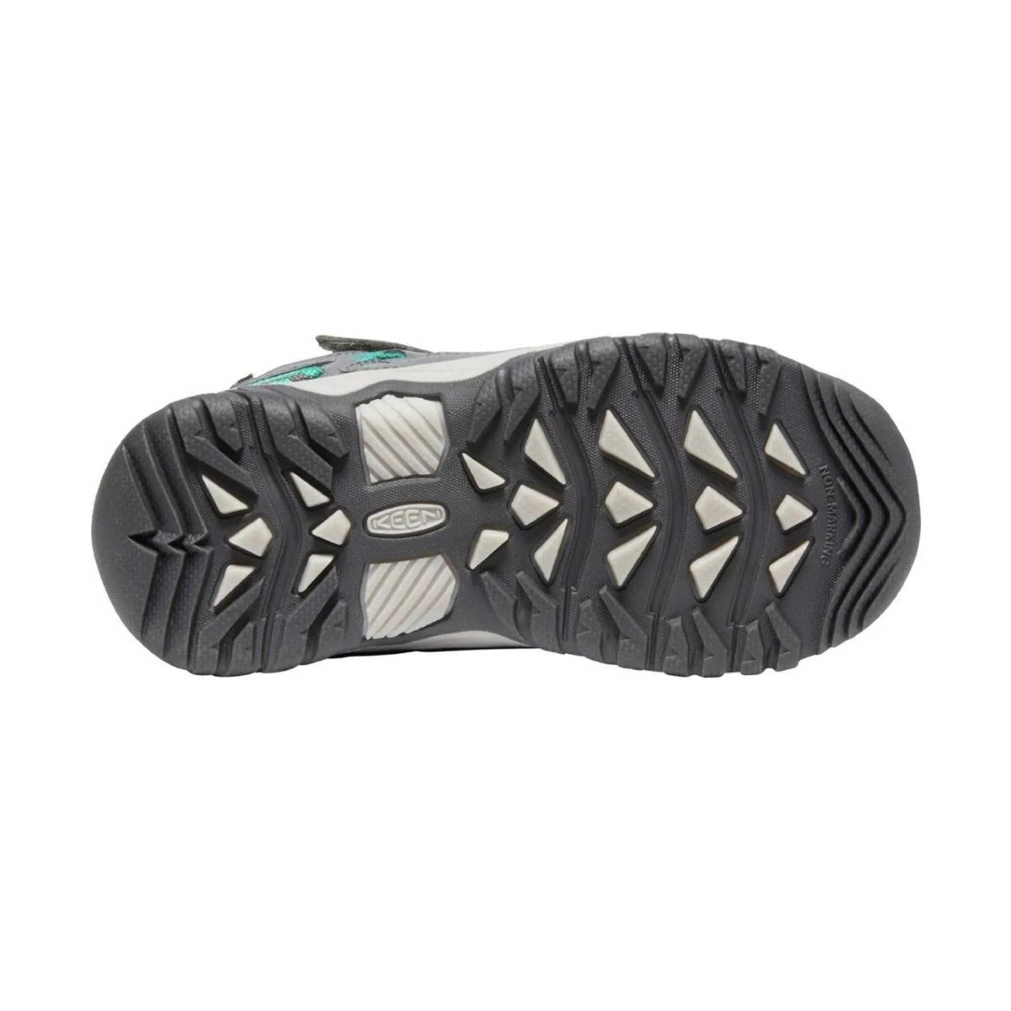 KEEN Little Kids' Targhee Waterproof Boot - Steel Grey Porcelain