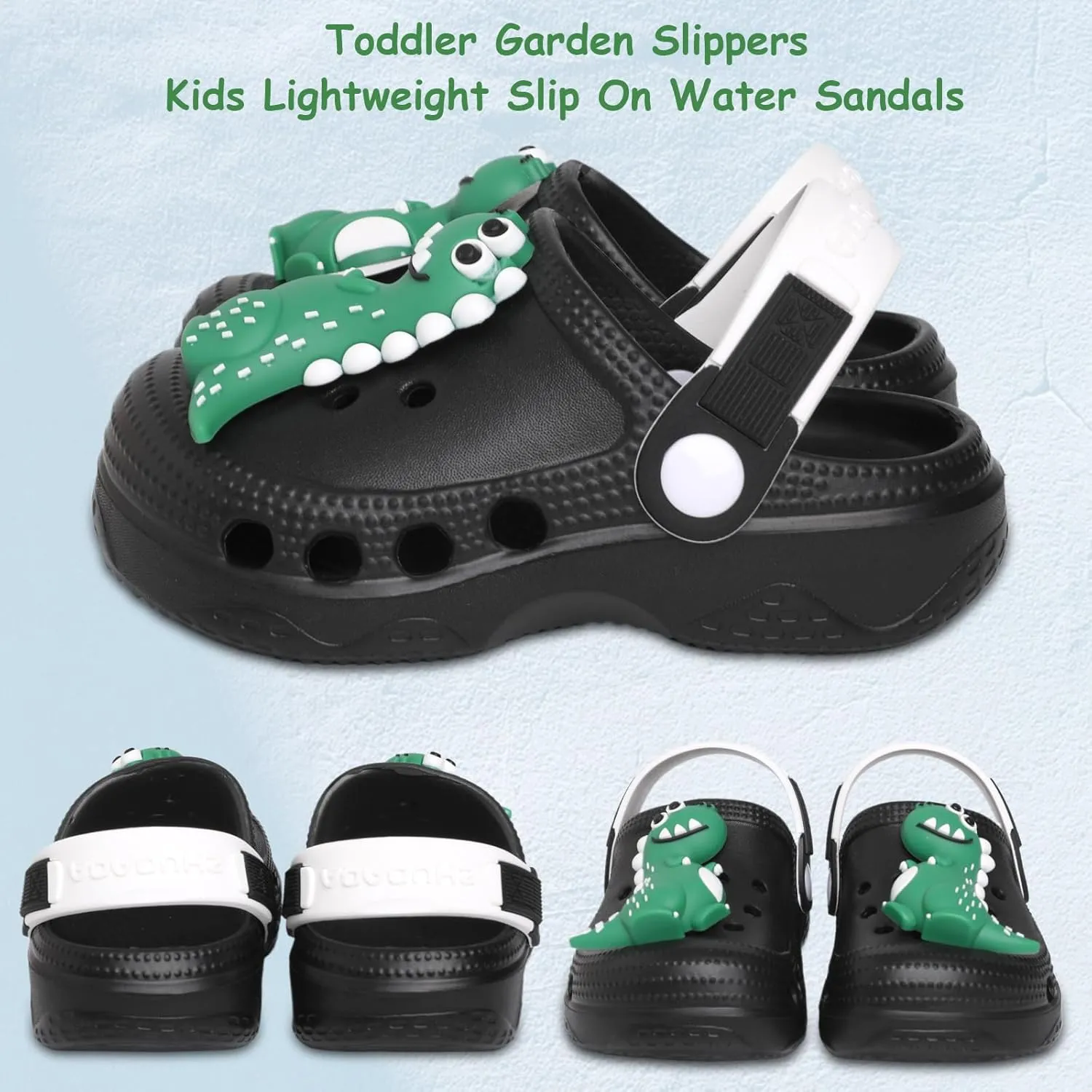 Kids Girls Boys Clogs Garden Shoes Toddler Slides Sandals Children Water Shower Beach Pool Slippers Indoor Outdoor Slip On Cute Water Slipper Shoes(Toddler/Little Kids)