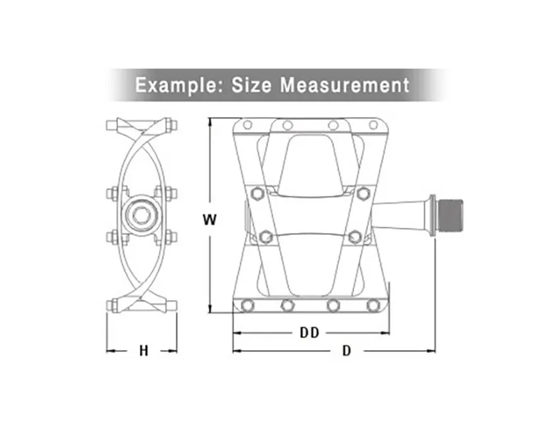MDH PCB04 City Alloy Pedal