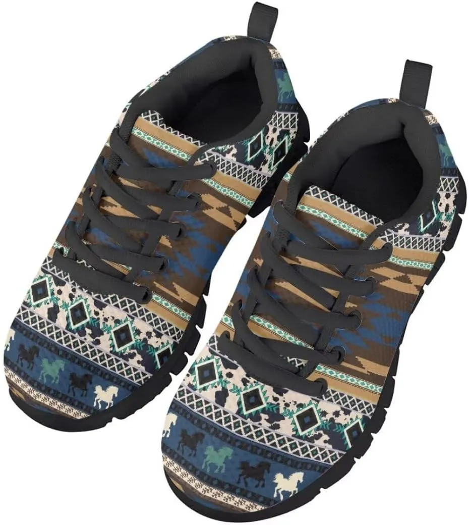 Pinupub Cute Lace Up Sneakers for Boys Girls Non Slip Durable Running Tennis Sports Casual Shoes