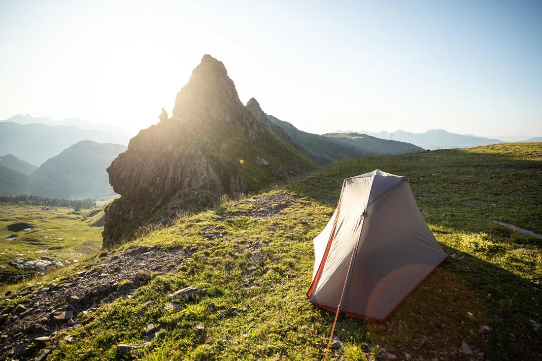 Tienda de campaña domo 1 persona de trekking Forclaz Trek900