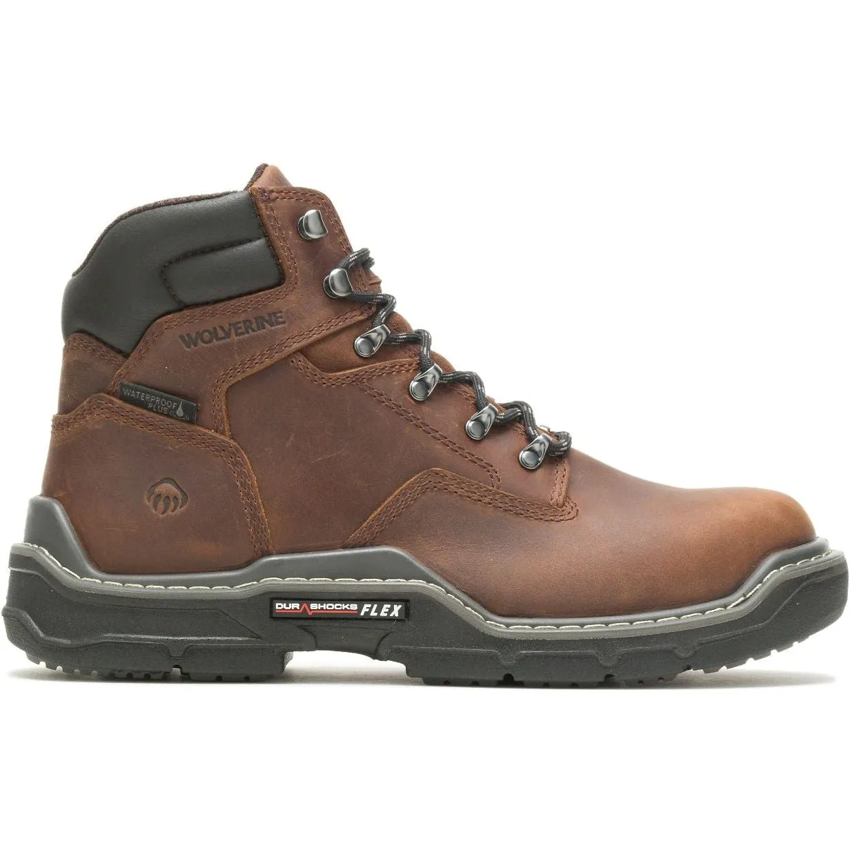 Wolverine Men's Raider Durashocks 6" CM Comp Toe WP Work Boot- W211128